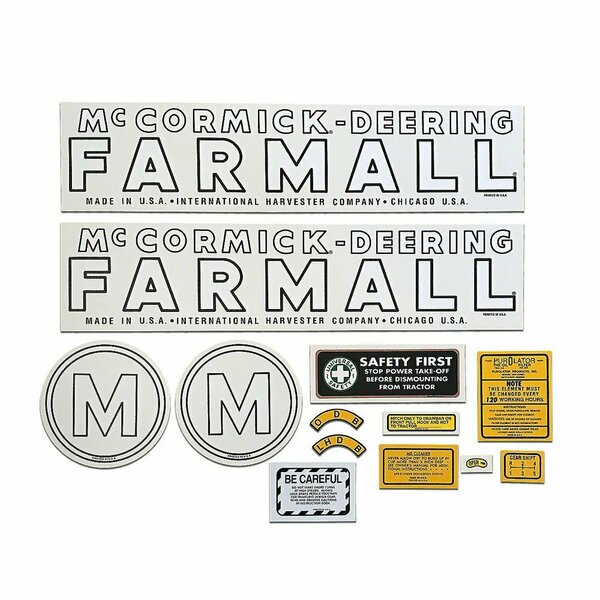 Aftermarket Tractor Decal Set MAE30-1368